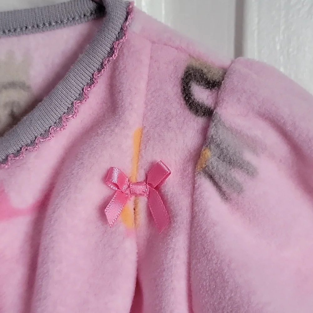 Carter's Child of mine, 0-3 months pink sleeper.